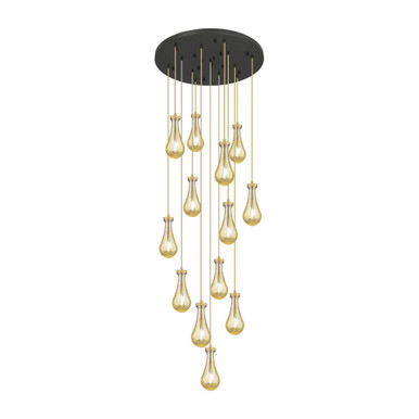Owego 13 Light Multi Pendant 44 Inch Tall and 32 Inch Wide by Innovations - 132-451-1P-G451-5