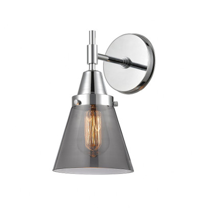 Cone 1 Light Wall Sconce 11 Inch Tall and 6.25 Inch Wide by Innovations - 447-1W-PC-G63