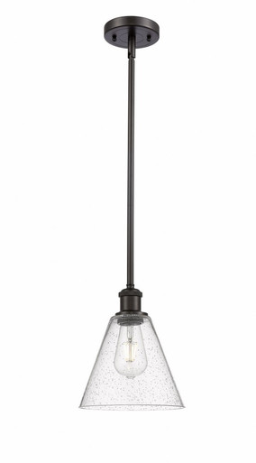 Berkshire Glass 1 Light Mini Pendant 10 Inch and 8 Inch Wide by Innovations - 516-1S-OB-GBC-84