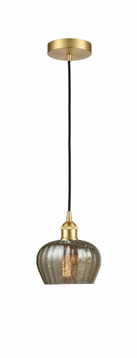 Fenton 1 Light Cord Down Mini Pendant 7.5 and 6.5 Inch Wide by Innovations - 616-1P-SG-G96