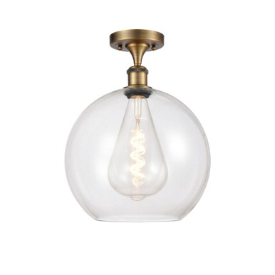 Athens 1 Light Semi Flush Mount 14.88 Inch X 11.75 Inch Wide by Innovations - 516-1C-G12-12