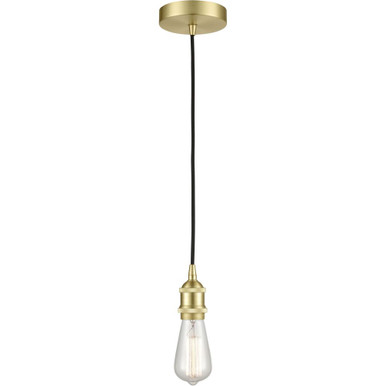Edison 100W 1 LED Cord Hung Mini Pendant 3.25X4.75 Inch Wide by Innovations - 616-1P-LED
