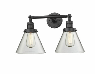 Cone 2 Light Adjustable Bath Vanity 11 Inch and 18 Inch Wide by Innovations - 208-OB-G42