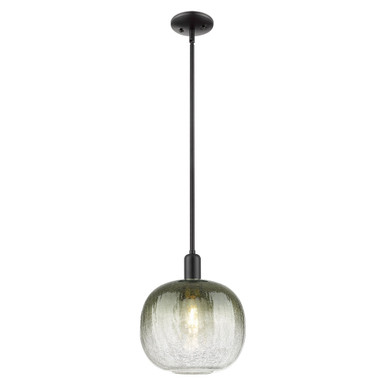 Brookhaven Sphere 1 Light Mini Pendant 12.63X10.5 Inch Wide by Innovations - 716-1S-BK-G481-10SL