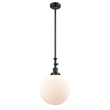 Beacon 100W 1 LED Adjustable Mini Pendant 18.38X12 Inch Wide by Innovations - 206-G20-12-LED