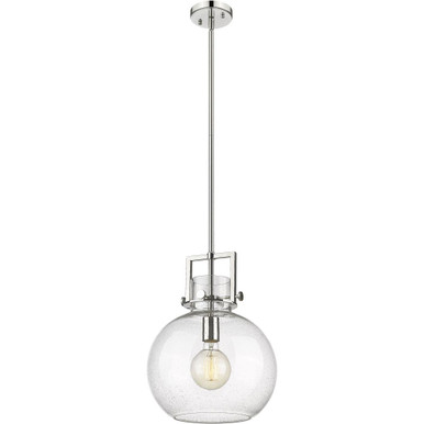 Newton Sphere 1 Light Mini Pendant 13.75 and 12 Inch Wide by Innovations - 411-1SM-G410-12