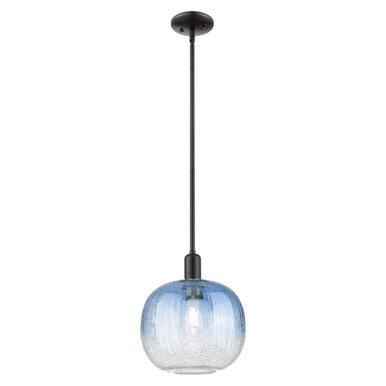 Brookhaven Sphere 1 Light Mini Pendant 12.63X10.5 Inch Wide by Innovations - 716-1S-BK-G481-10SB