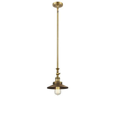 Railroad 1 Light Adjustable Mini Pendant 7.88 X 8 Inch Wide by Innovations - 206-M1-M7