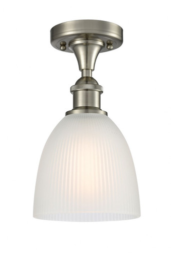 Castile 1 Light Semi Flush Mount 10.25 Inch and 6 Inch Wide by Innovations - 516-1C-SN-G381