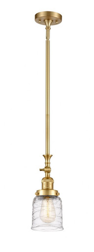 Bell 1 Light Adjustable Mini Pendant 11.63 X 5 Inch Wide by Innovations - 206-SG-G513