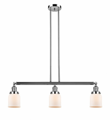 Bell 3 Light Stem Adjustable Island 10 Inch X 37.5 Inch Wide by Innovations - 213-PN-G51