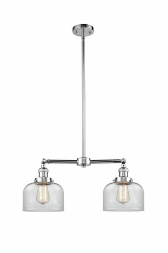 Bell 2 Light Stem Adjustable Down Island 10 and 21 Inch by Innovations - 209-PC-G72