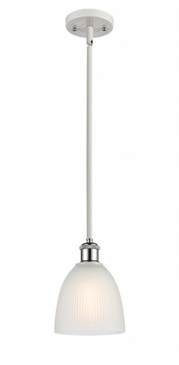Castile 1 Light Mini Pendant 9 Inch Tall and 6 Inch Wide by Innovations - 516-1S-WPC-G381