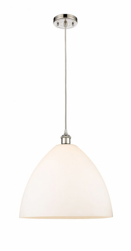 Bristol 1 Light Cord hung Pendant 17 Inch and 16 Inch Wide by Innovations - 516-1P-PN-GBD-161