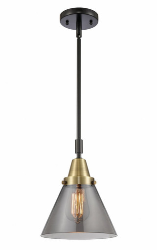 Cone 1 Light Stem Mini Pendant 11.13 Inch Tall X 8 Inch Wide by Innovations - 447-1S-BAB-G43