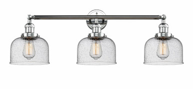 Bell 3 Light Bath Vanity 11 Inch Tall and 32 Inch Wide by Innovations - 205-PC-G74
