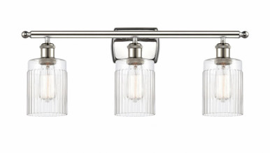 Hadley 3 Light Bath Vanity 10 Inch Tall and 24.5 Inch Wide by Innovations - 516-3W-PN-G342