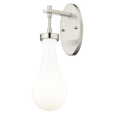 Owego 1 Light Glass Wall Sconce 16.5 Inch and 5.13 Inch Wide by Innovations - 451-1W-SN-G451-5GWH