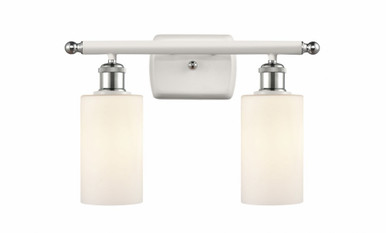 Clymer 2 Light Bath Vanity 9.88 Inch Tall X 13.88 Inch Wide by Innovations - 516-2W-WPC-G801
