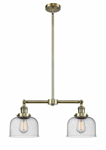 Bell 2 Light Stem Adjustable Down Island 10 and 21 Inch by Innovations - 209-AB-G74