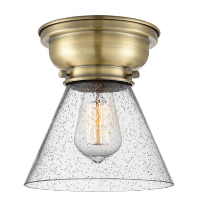 Cone 1 Light Flush Mount 8.25 Inch Tall and 7.75 Inch Wide by Innovations - 623-1F-AB-G44
