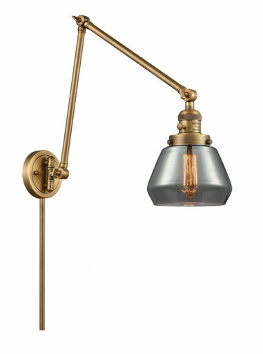 Fulton 1 Light Adjustable Swing Arm Wall Sconce 30 and 8 by Innovations - 238-BB-G173