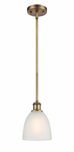 Castile 1 Light Mini Pendant 9 Inch Tall and 6 Inch Wide by Innovations - 516-1S-BB-G381
