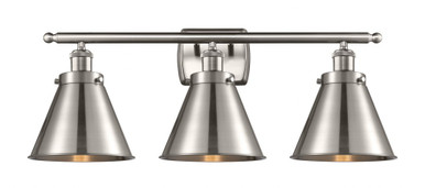 Appalachian 3 Light Industiral Vanity Light 26 Inch Wide by Innovations - 916-3W-SN-M13-SN