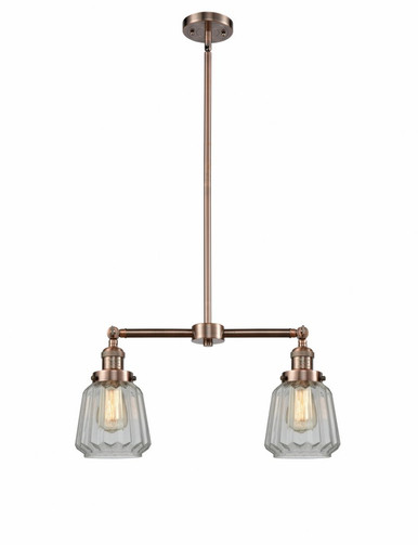 Chatham 2 Light Stem Adjustable Island 10 and 21 Inch Wide by Innovations - 209-AC-G142