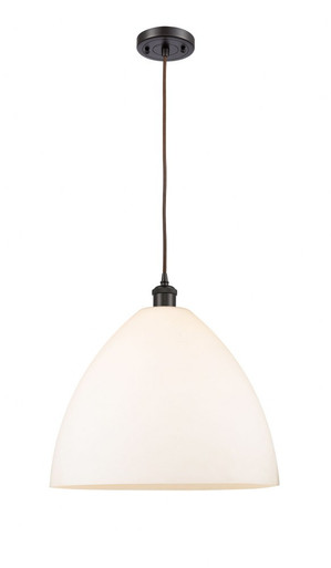Bristol 1 Light Cord hung Pendant 17 Inch and 16 Inch Wide by Innovations - 516-1P-OB-GBD-161