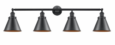 Appalachian 4 Light Vanity Light 43.75 Inch Wide by Innovations - 215-OB-M13-OB