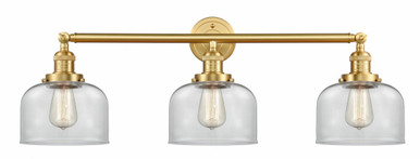 Bell 3 Light Bath Vanity 11 Inch Tall and 32 Inch Wide by Innovations - 205-SG-G72