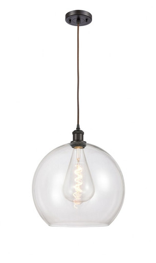 Athens 1 Light Medium Pendant 18.38 Inch Tall by Innovations - 516-1P-OB-G122-14