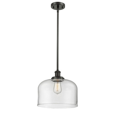 Bell 1 Light Mini Pendant 10 Inch Tall and 12 Inch Wide by Innovations - 916-1S-OB-G72-L