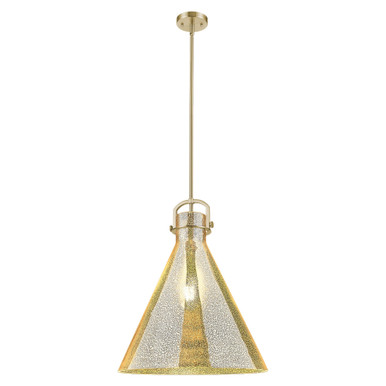 Newton Cone 1 Light Pendant 20 Inch Tall and 18 Inch Wide by Innovations - 410-1SL-CB-G411-18ME