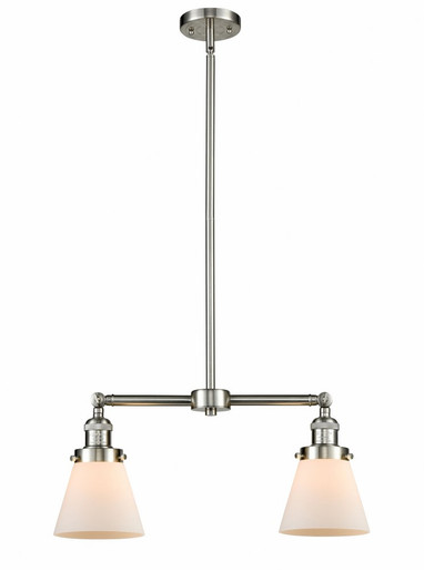 Cone 2 Light 6" Stem Adjustable Island 10 Inch and 21 Inch by Innovations - 209-SN-G61