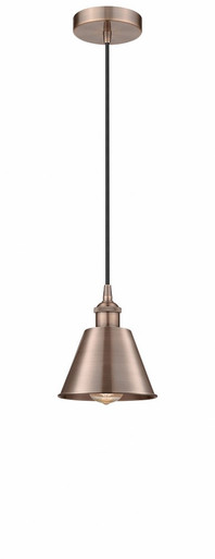 Smithfield 1 Light Cord Hung Small Pendant 8.25 Inch Tall by Innovations - 616-1P-AC-M8
