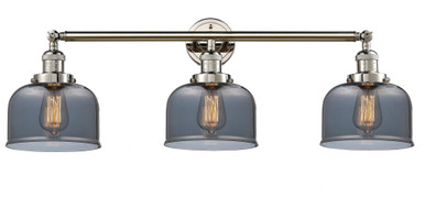 Bell 3 Light Bath Vanity 11 Inch Tall and 32 Inch Wide by Innovations - 205-PN-G73