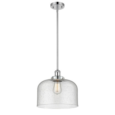 Bell 1 Light Mini Pendant 10 Inch Tall and 12 Inch Wide by Innovations - 916-1S-PC-G74-L