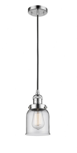 Bell 1 Light Cord hung Mini Pendant 8.88 Inch X 5 Inch Wide by Innovations - 201C-PC-G52