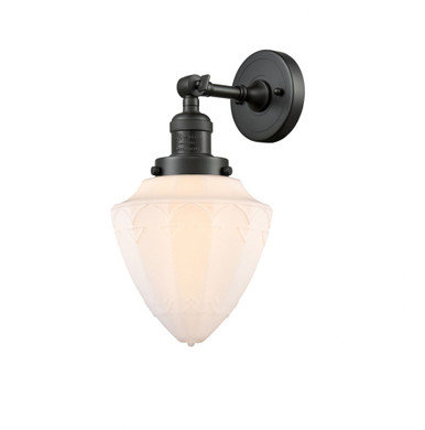 Bullet 1 Light Adjustable Wall Sconce 15 and 7 Inch Wide by Innovations - 203-OB-G661-7
