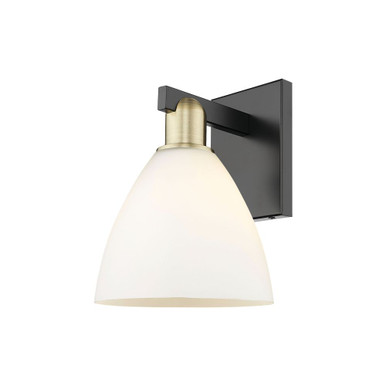 Bristol 1 Light Wall Sconce 11.25 Inch Tall X 7.5 Inch Wide by Innovations - 716-1W-BAB-GBD-751
