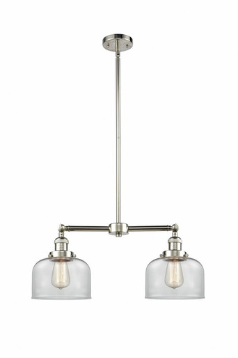 Bell 2 Light Stem Adjustable Down Island 10 and 21 Inch by Innovations - 209-PN-G72
