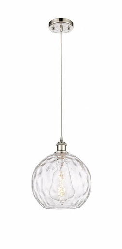 Athens Water Glass 1 Light Cord Hung Mini Pendant 11.75 X 10 by Innovations - 516-1P-PN-G1215-10