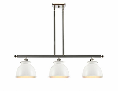 Adirondack 3 Light Industrial Oversized Island Pendant by Innovations - 516-3I-PN-M14-W