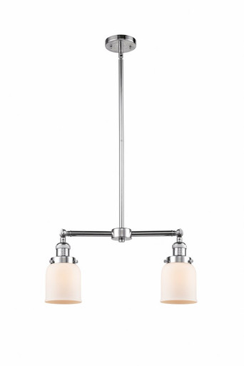 Bell 2 Light Stem Adjustable Island 10 Inch and 21 Inch Wide by Innovations - 209-PC-G51
