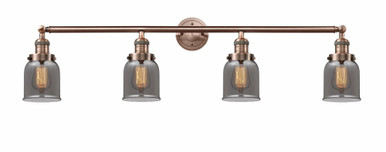Bell 4 Light Adjustable Bath Vanity 9.75 Inch X 42 Inch Wide by Innovations - 215-AC-G53
