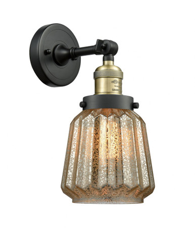 Chatham 1 Light Adjustable Clear Wall Sconce 12 and 7 Inch by Innovations - 203-BAB-G146