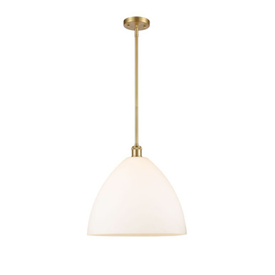 Bristol 100W 1 LED Glass Pendant 17 Inch Tall X 16 Inch Wide by Innovations - 516-1S-GBD-16-LED