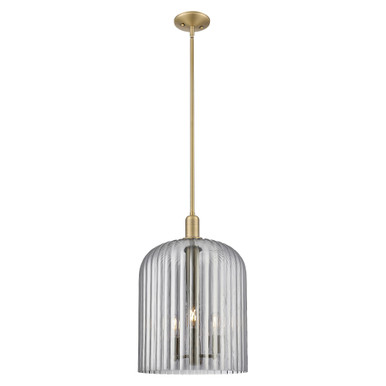 Bridal Veil 1 Light Mini Pendant 17.88 Inch and 12 Inch Wide by Innovations - 716-3S-BB-G559-12SM